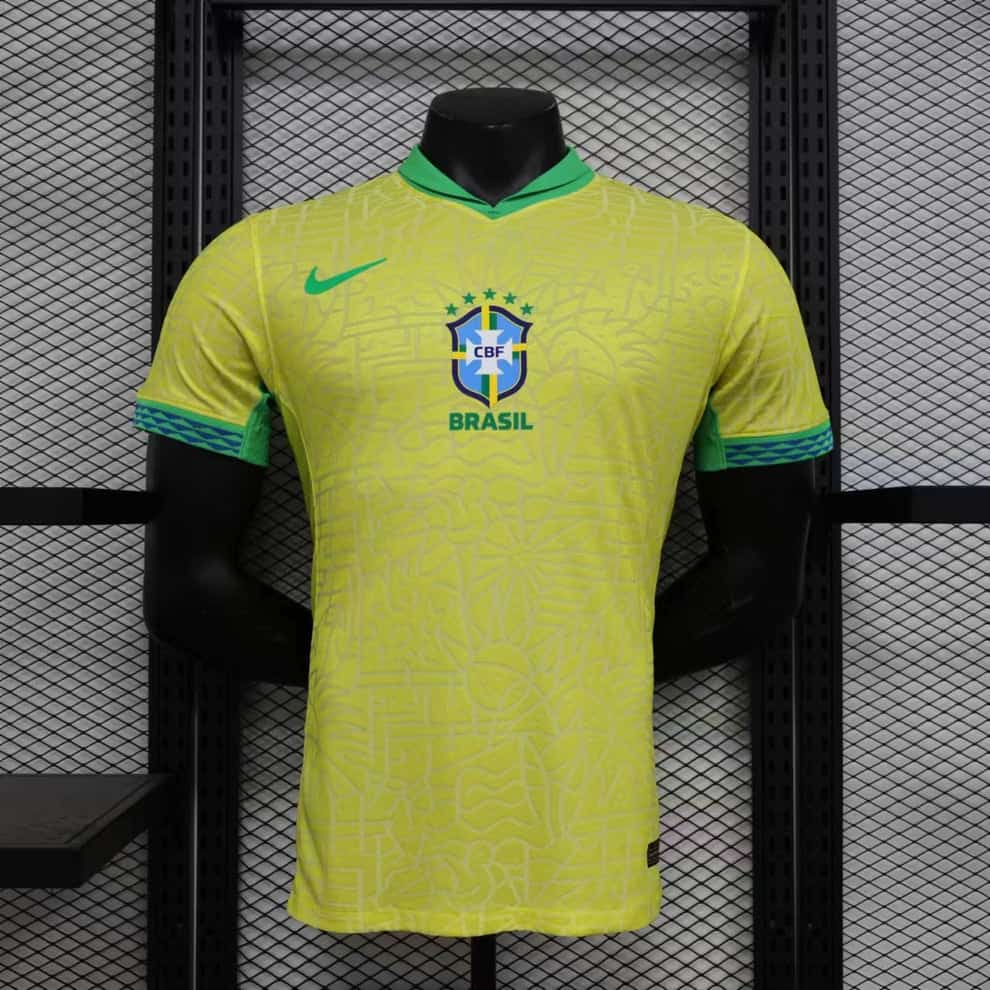 Camiseta de Brasil Calidad Tahilandesa