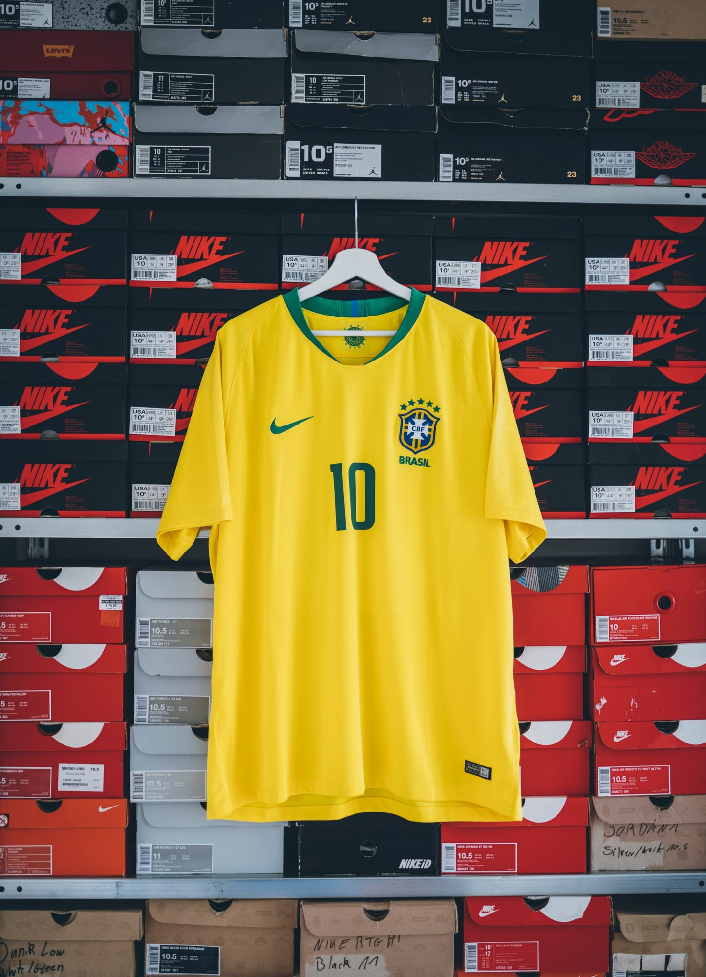 Camiseta de Brasil Calidad Tahilandesa